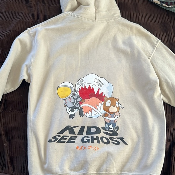 Kids See Ghosts Hoodie - Cream - Picture 2 of 4